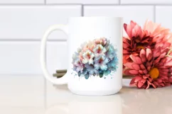Shiny Rhododendron Watercolor PNG Product Image 2