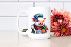Cute Baby Pig Model PNG Product Image 2