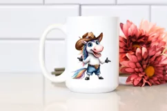Watercolor Unicorn Bandana Human Phishing Product Image 2
