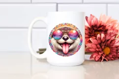 Funny Otter Smiling, Tongue Out | Sublimation Clipart Product Image 2