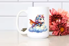 Baby Unicorn Hero Pose | Sublimation | Clipart Product Image 2