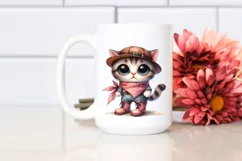 Proud Cat in Rain Boots | Sublimation | Clipart Product Image 2