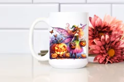 Vibrant Drawing Fairy Halloween | Clipart Product Image 2