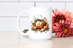 Halloween Pumpkin Watercolor PNG Product Image 2