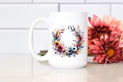 Wild Flowers Watercolor Clipart Product Image 2