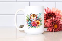 Colorful Baby Tiger Sleeping | Clipart Product Image 2