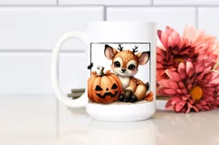 Baby Deer with Pumpkin, PNG Product Image 2