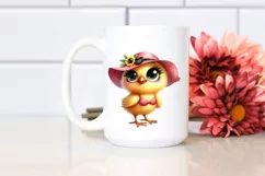 Chick Beachwear Funny Goofy Smile | Sublimation | Clipart Product Image 2