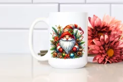 Detailed Vibrant Christmas Gnome, PNG Product Image 2