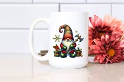 Detailed Vibrant Christmas Gnome, PNG Product Image 2