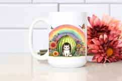 Colorful Cat House | Fantasy Illustration Product Image 2