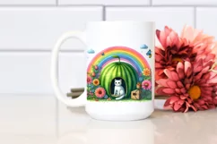 Colorful Rainbow Bike | Sublimation Clipart Product Image 2