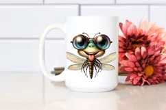 Detailed Dragonfly Funny Sunglasses Tongue Product Image 2