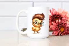 Baby Chicken Big Eyes with es | Sublimation | Clipart Product Image 2