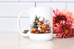 Vibrant Baby Elk Halloween | Sublimation | Clipart. Product Image 2