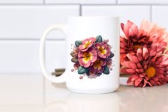 Glossy Primrose with Metallic Insertions | Clipart Product Image 2