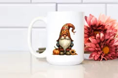Autumn Gnome Watercolor PNG Product Image 2