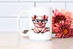 Funny Pig with es | Clipart Product Image 2