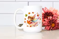Colorful Fairy with Leaves PNG Product Image 2