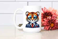 Funny Tiger Suit | Sublimation Clipart Product Image 2