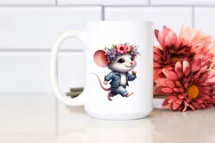 Watercolor Running Mouse, Transparent PNG Product Image 2