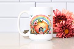 Fairy House | Fruit | Colorful Flowers | Clipart Product Image 2