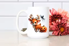 Cute Baby Elk Halloween Drawing | Sublimation | Clipart Product Image 2