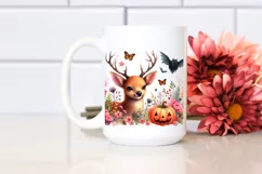 Cute Baby Elk Halloween Drawing | Sublimation | Clipart Product Image 2