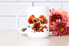 Cozy Baby Highland Cow PNG Product Image 2