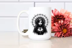 Detailed Gothic Girl PNG Product Image 2
