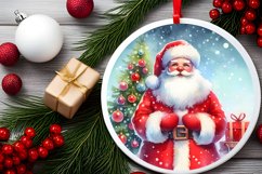 Watercolor Santa Christmas PNG Product Image 2