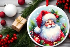 Watercolor Santa Christmas PNG Product Image 2