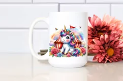 Festive Baby Unicorn PNG Product Image 2