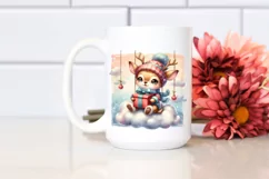 Vintage Cute Baby Deer PNG Product Image 2