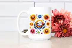 Cute Baby Spider in Sunflowers | Clipart Product Image 2