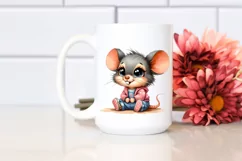 Baby Mouse Big Eyes | Sublimation | Clipart. Product Image 2
