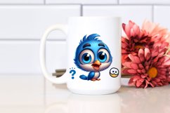 Smiling Blue Jay | Sublimation,Clipart Product Image 2