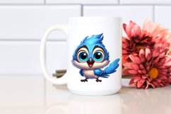 Smiling Blue Jay | Sublimation,Clipart Product Image 2