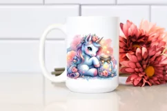 Magical Baby Unicorn PNG Product Image 2