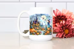 Vibrant Fairy Halloween Drawing | Clipart Product Image 2