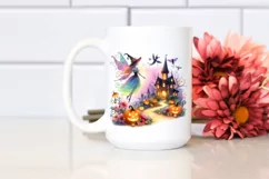 Vibrant Fairy Halloween Drawing | Clipart Product Image 2