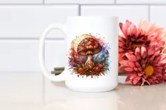 Detailed Magical Mushroom PNG Product Image 2
