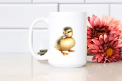 Baby Duck in Winter Clothes PNG Product Image 2