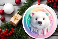 Christmas Polar Bear PNG Product Image 2