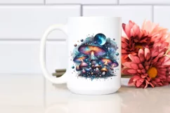 Detailed Shiny Mystical Mushroom PNG Product Image 2