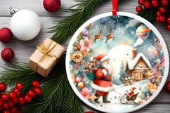 Christmas Santa's Helper Scene PNG Product Image 2