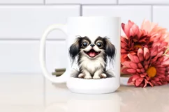 Funny Japanese Chin | Sublimation | Clipart Product Image 2