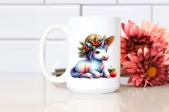 Farm-Themed Baby Unicorn PNG Product Image 2