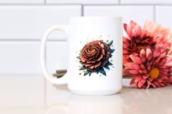 Stained Carnation, Watercolor Clipart Product Image 2