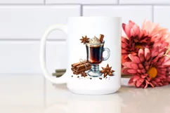 Watercolor Hot Buttered Rum Clipart Product Image 2